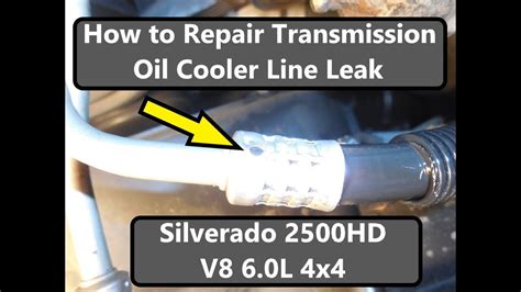 Transmission Cooler Line Leak at Radiator